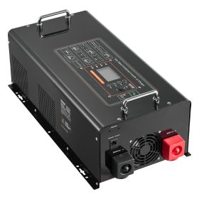 Pure Sine Wave Inverter Charger, 6000 Watt, DC 48V to AC 120V Power Inverter with LCD Display, Remote Control
