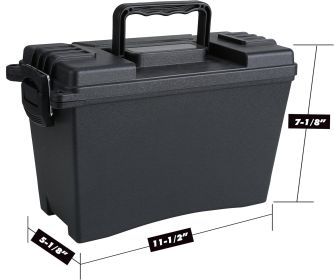 Plastic Field/Ammo Storage Boxes, Black, 84-404