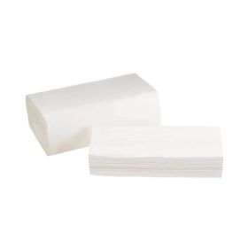 Paper Towel Multi-Fold 9" x 9.45". Pack of 4000 Tissue Paper White 1-Ply Soft Toilet Tissue for Wall-Mounted Dispenser 250 Sheets Bathroom Tissue