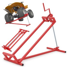Multipurpose Mower Lift Jack - Ideal for Cleaning/Repairing Mowers/Tractors, Folded Size 48'x19.5', 24 lbs Net Weight