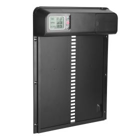 Automatic Chicken Coop Door with Timer Setting IP44 Waterproof Battery Powered Multi-Modes Chicken Coop Door Opener Anti-Pinch Function Chicken A