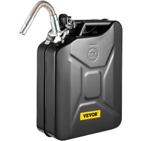 VEVOR Jerry Fuel Can, 5.3 Gallon / 20 L Portable Jerry Gas Can with Flexible Spout System (Quantity: 1 Piece, Color: Black)